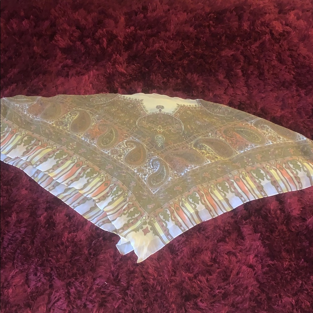 Colorful Paisley Scarf
